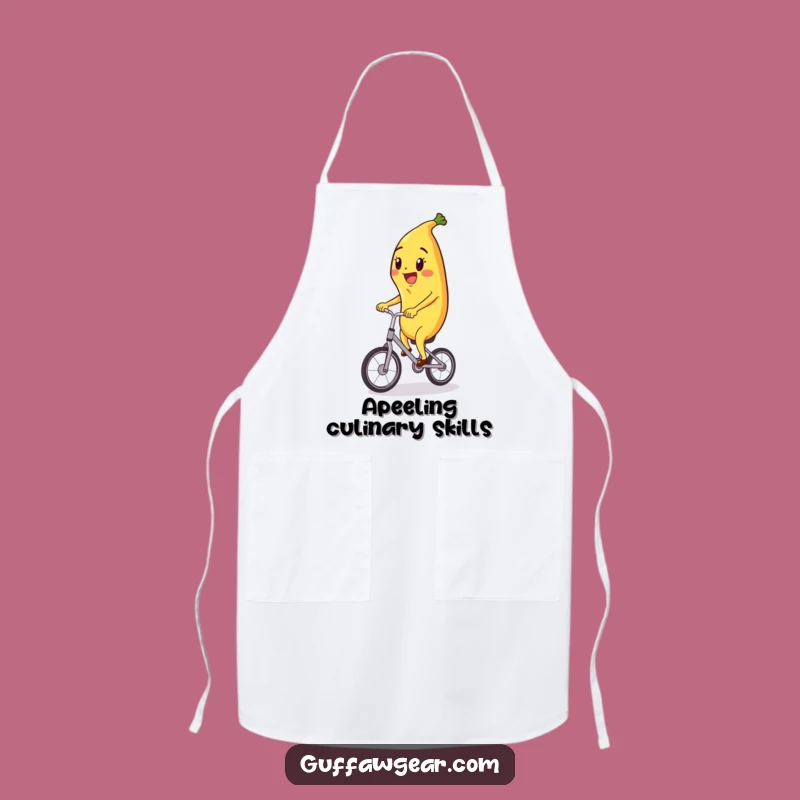 Funny Banana Unicycle Apron - Cook with Joy and Hilarious Flair Today!
