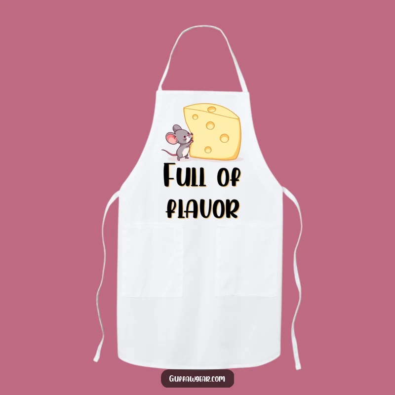 Funny Mouse Cheese Lift Apron: Tackle Kitchen Tasks with Gusto