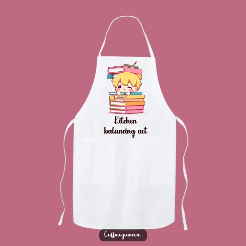 Funny Office Supply Chaos Apron: Hilarious Desk Master's Protector