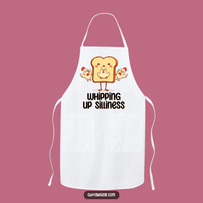 Funny Toast Juggling Apron: Cook with Comedic Flair