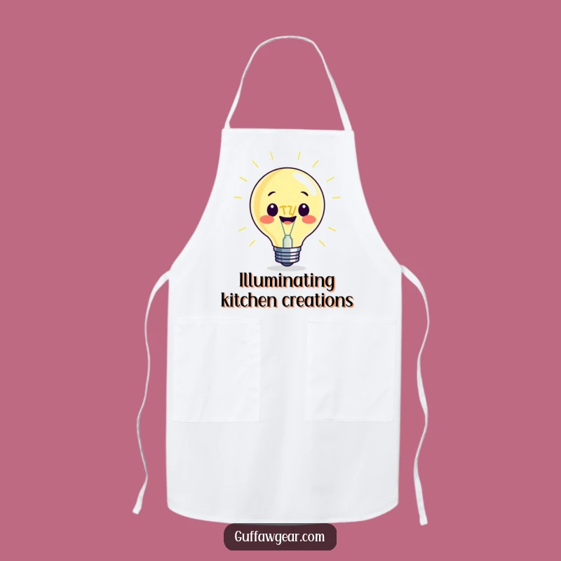 Funny Lightbulb Filament Apron - Cook with Bright Ideas and Style!