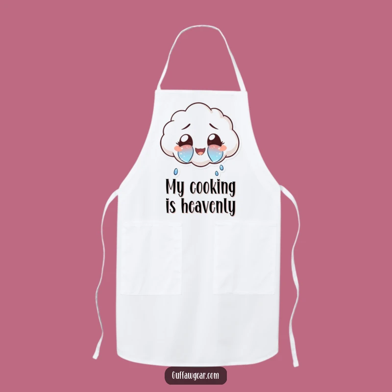 Funny Joyful Cloud Apron: Cook with Happy Tears and Style
