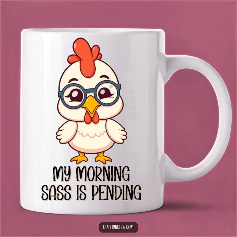 Funny Monocle Chicken Winking Mug: The Perfect Hilarious Gift for Laughter Lovers