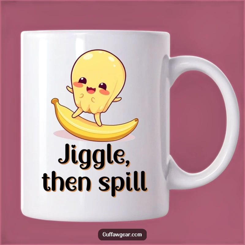 Funny Wobbly Jelly Mug: Slipping Hazard Fun - Perfect Hilarious Gift for Jiggle Lovers!