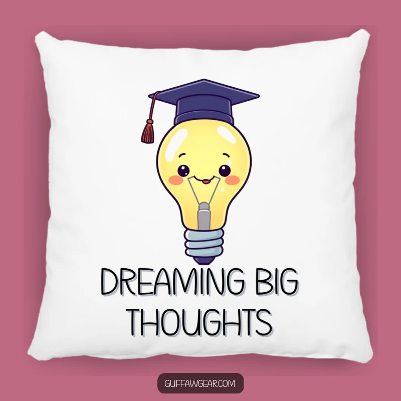 Funny Kawaii Graduation Pillow: Cozy Pride, Smart Comfort, Humorous Gift