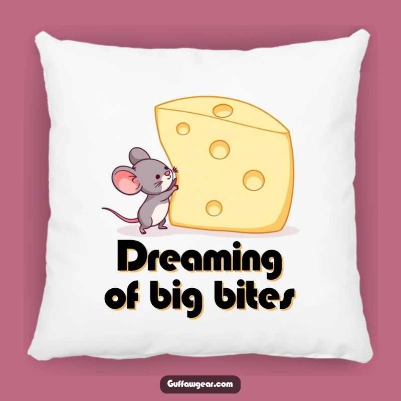 Funny Mouse Cheese Lift Pillow: Cozy Comfort for Big Dreams