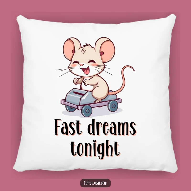 Funny Mouse Trap Rider Pillow: Giggling Computer Mouse Comfort Cushion