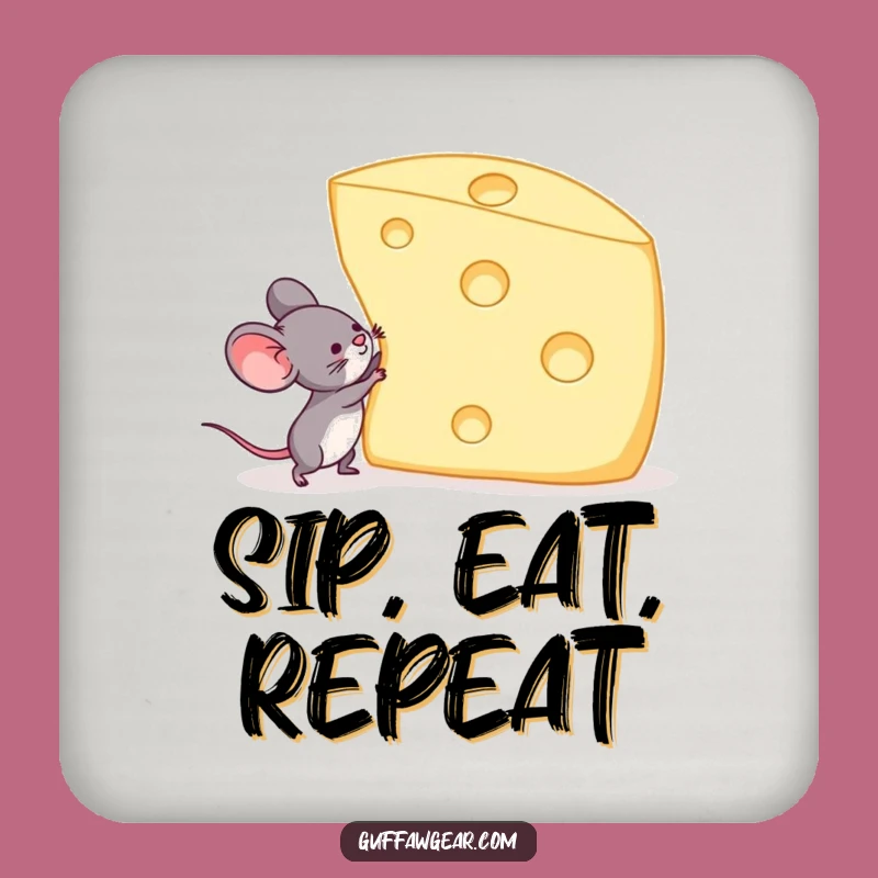 Funny Mouse Cheese Lift Coaster: Protect Surfaces with Strength