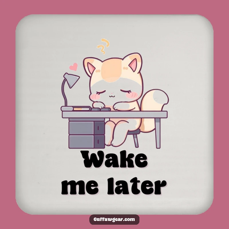 Funny Sleeping Fox Coasters: Protect Your Surfaces with Hilarious Office Art
