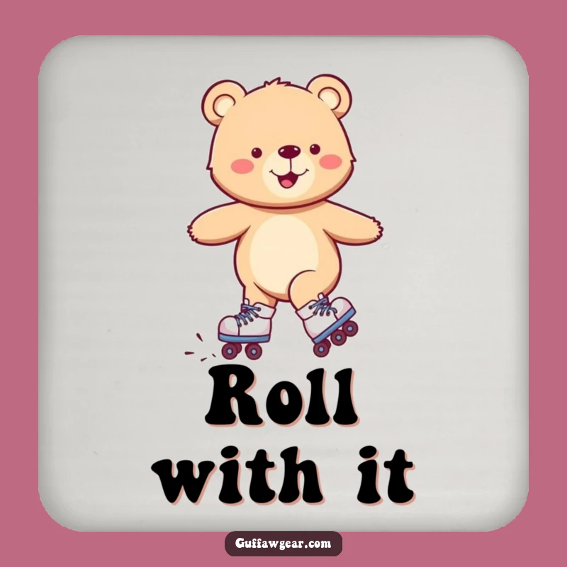 Funny Roller Bear Coaster: Wobbly Skater Table Protector Gift
