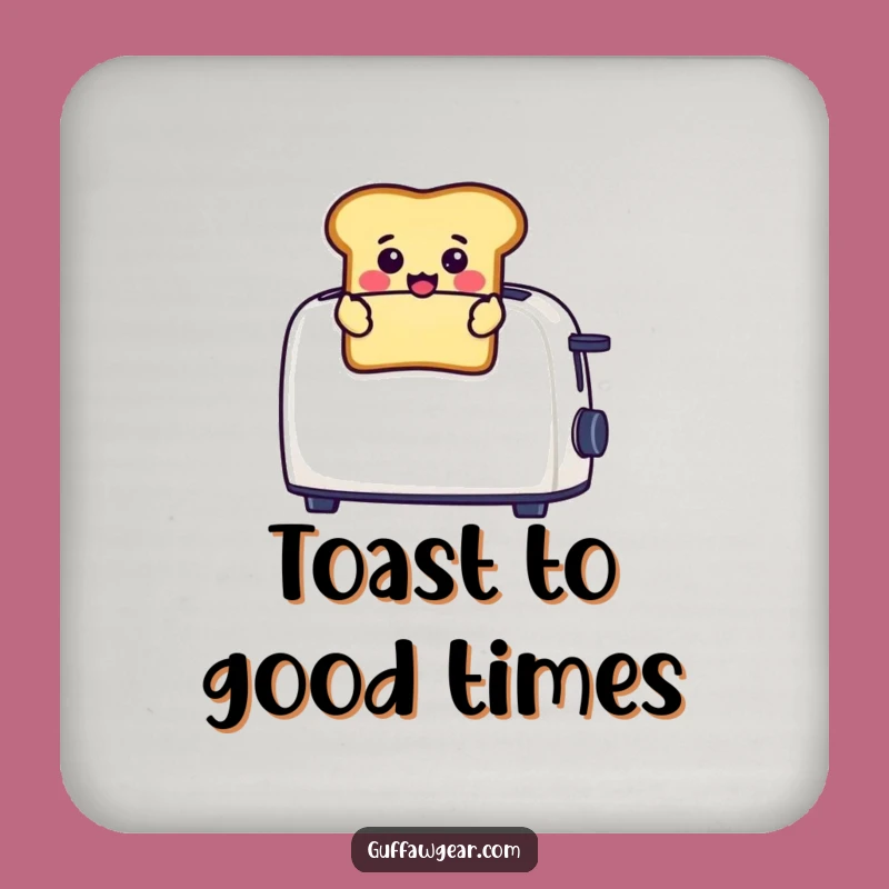 Funny Toast Surprise Drink Coaster: Breakfast Protection - Hilarious Gift Set!