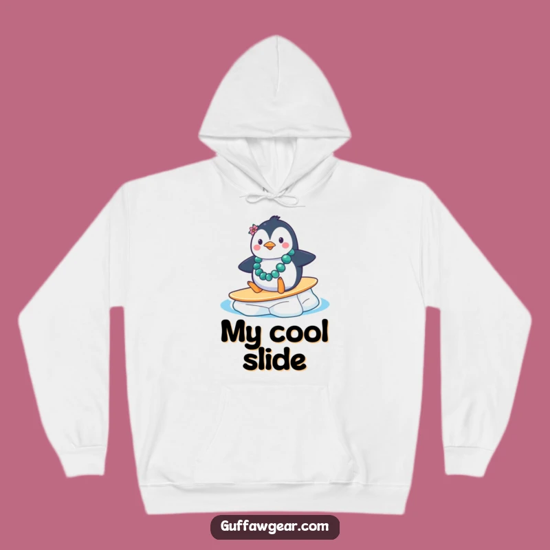 Funny Penguin Tropical Fail Hoodie: Cozy and Hilarious Gift for Chilly Adventures
