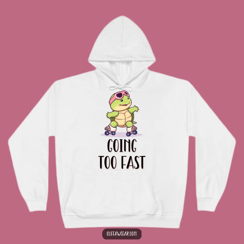 Funny Turtle Roller Skate Hoodie: Cozy and Hilarious Gift for Unpredictable Adventures