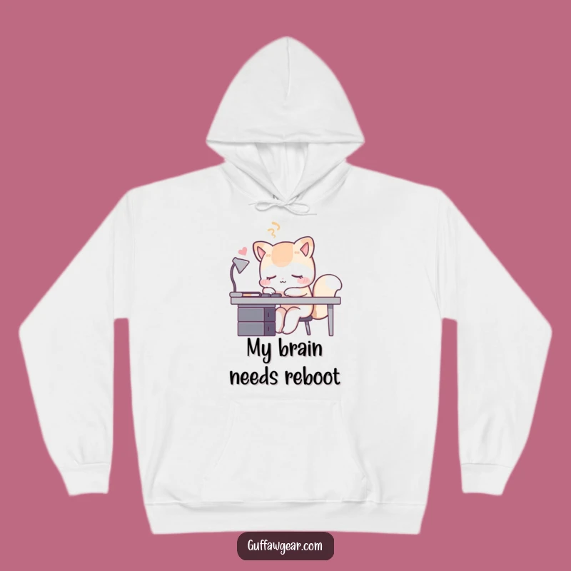 Funny Sleeping Fox Hoodie: Cozy Up with This Hilarious Office Nap Sweatshirt