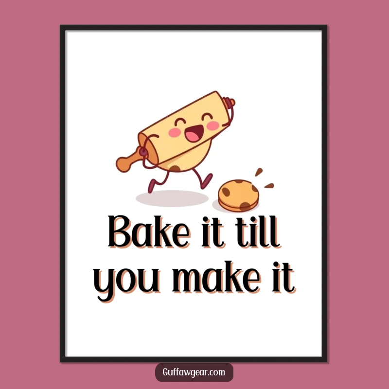 Free Printable Wall Art: Rolling Pin Chase, Hilarious Downloadable Decor