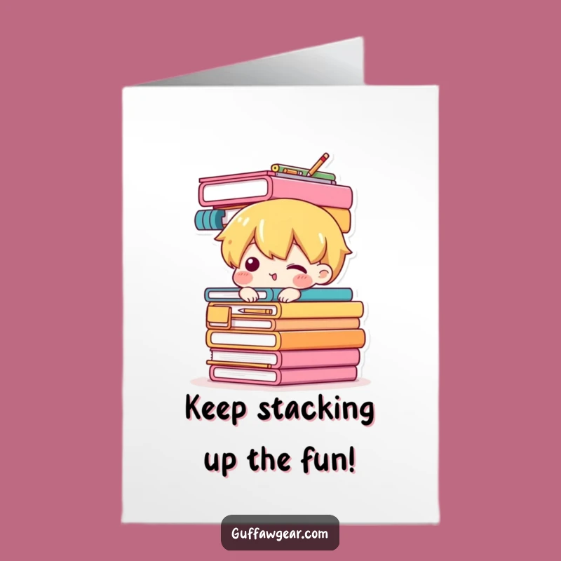 Funny Free Printable Birthday Card: Office Supply Jenga, Hilarious Downloadable Gift