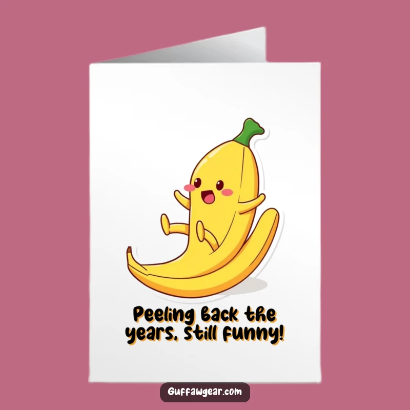 Funny Free Printable Birthday Card: Slipping Foodie, Hilarious Downloadable Gift Idea
