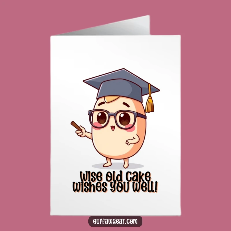 Free Printable Birthday Card: Smart Food Character, Funny Downloadable Gift