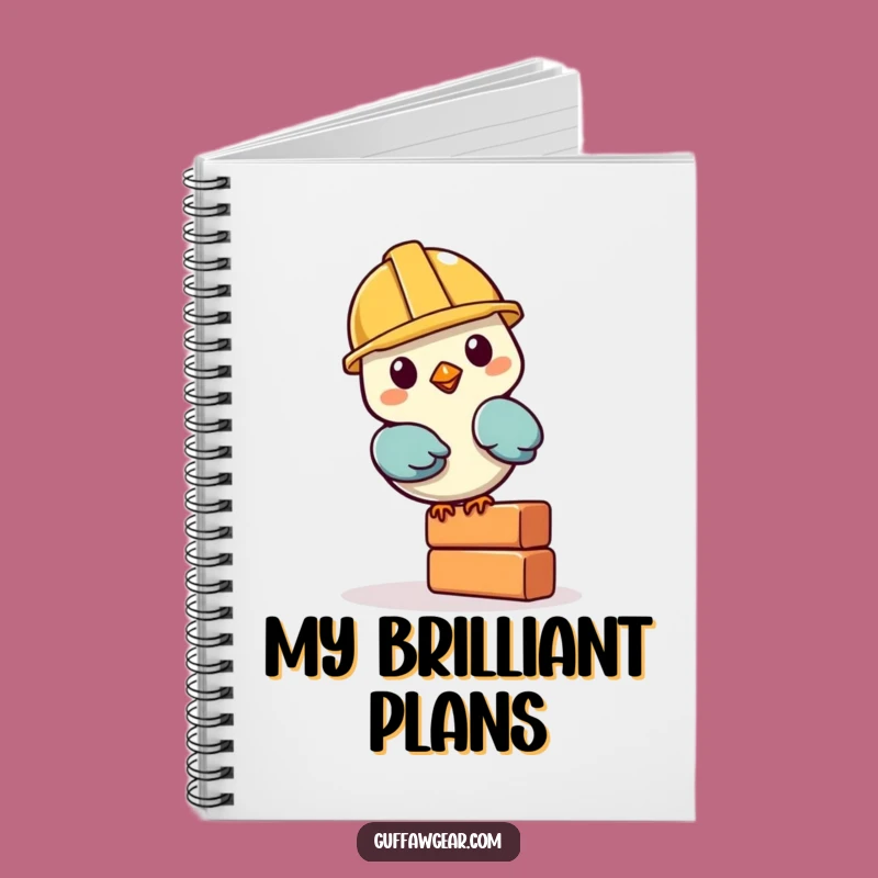 Funny Bird Builder Notebook: Hilarious Journal Gift for Jotting Down Ambitious (and Funny) Plans