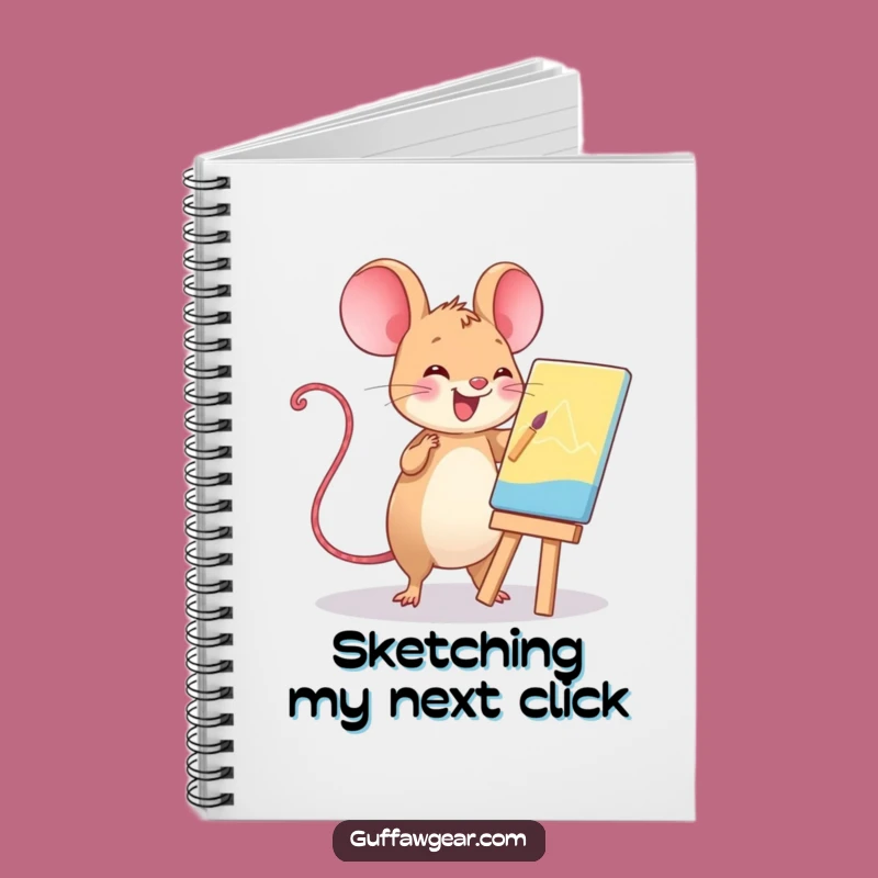 Funny Kawaii Mouse Notebook: Creative Journal for Artists Gift