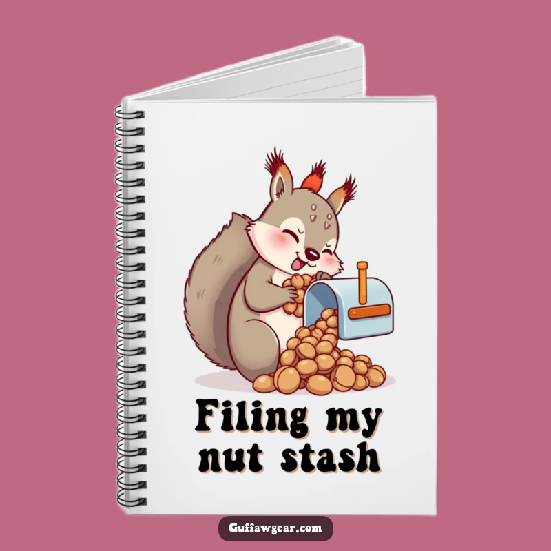 Funny Squirrel Mailbox Nuts Notebook - Hilarious Journal for Collectors