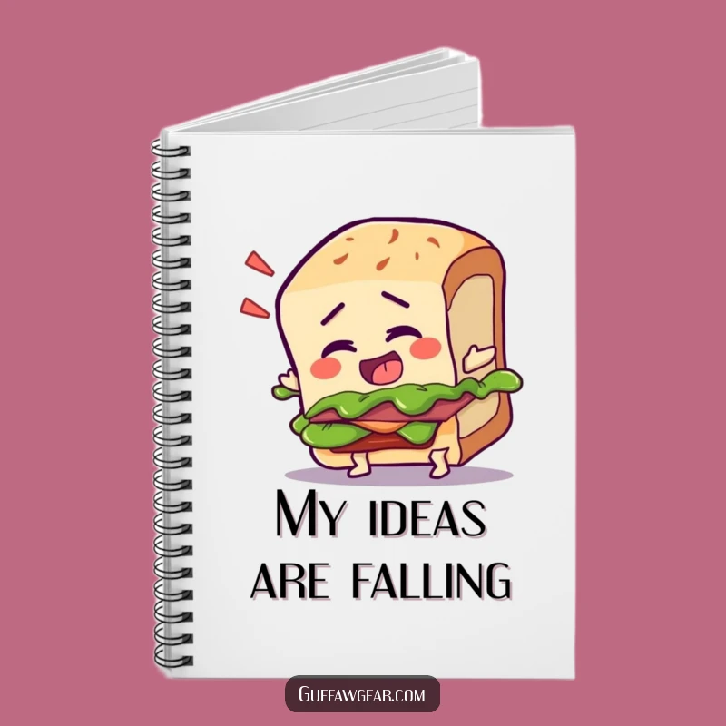 Funny Talking Sandwich Notebook: Hilarious Journal for Foodie Thoughts and Jokes