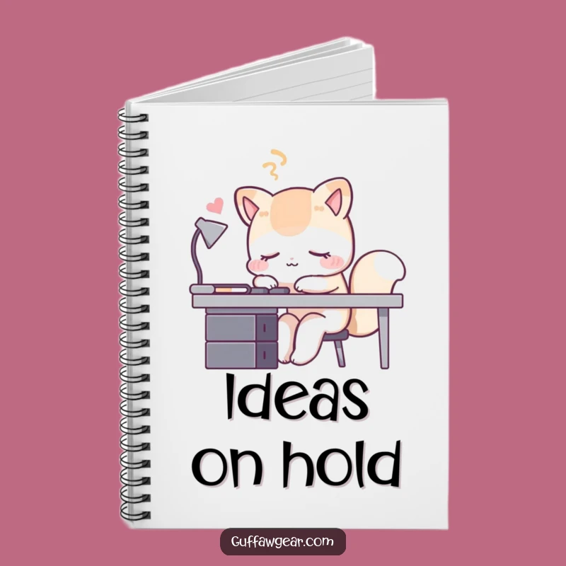 Funny Sleeping Fox Notebook: Jot Down Ideas (or Nap Plans) in Style