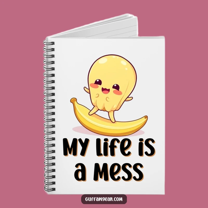 Funny Jelly Slipping Notebook: Banana Peel Notes - Perfect for Hilarious Jotting Gift!