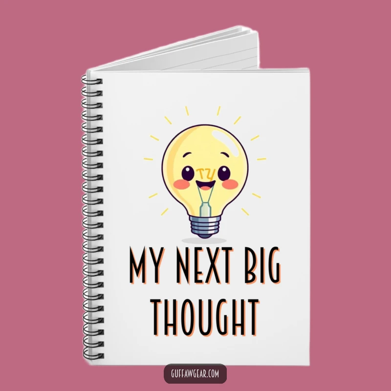 Funny Lightbulb Filament Notebook - Capture Your Brightest Ideas!