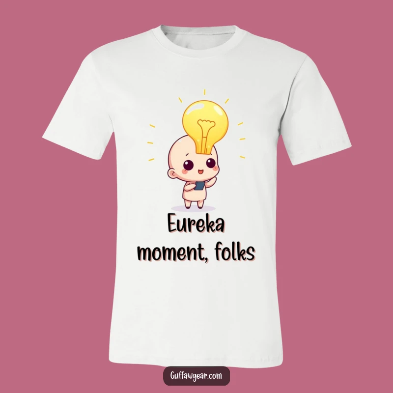 Funny Lightbulb Inspiration T-Shirt: Wear Your Genius with This Hilarious Tee