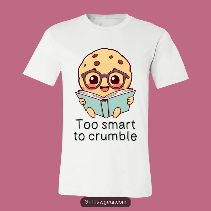 Funny Smart Cookie T-Shirt: Bookish Character, Ideal Funny Gift for Nerds