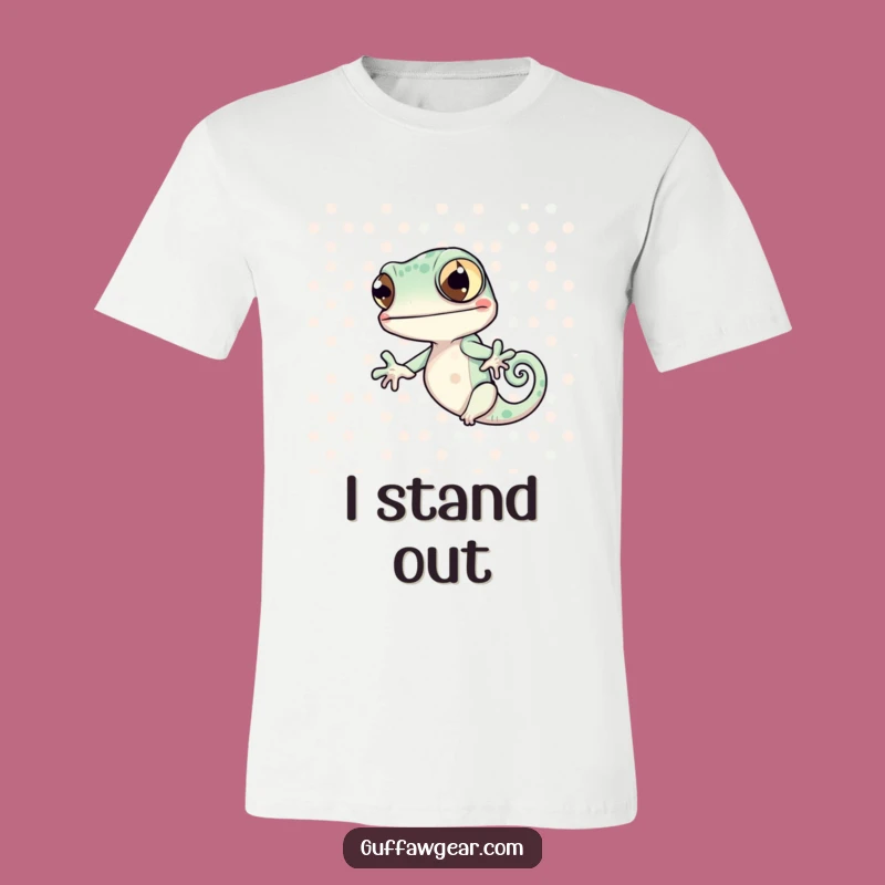 Funny Chameleon Pattern Fail Tee: Hilarious T-Shirt Gift for Standing Out
