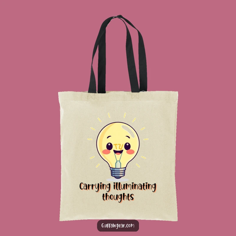 Funny Lightbulb Filament Tote Bag - Carry Your Bright Ideas with You!