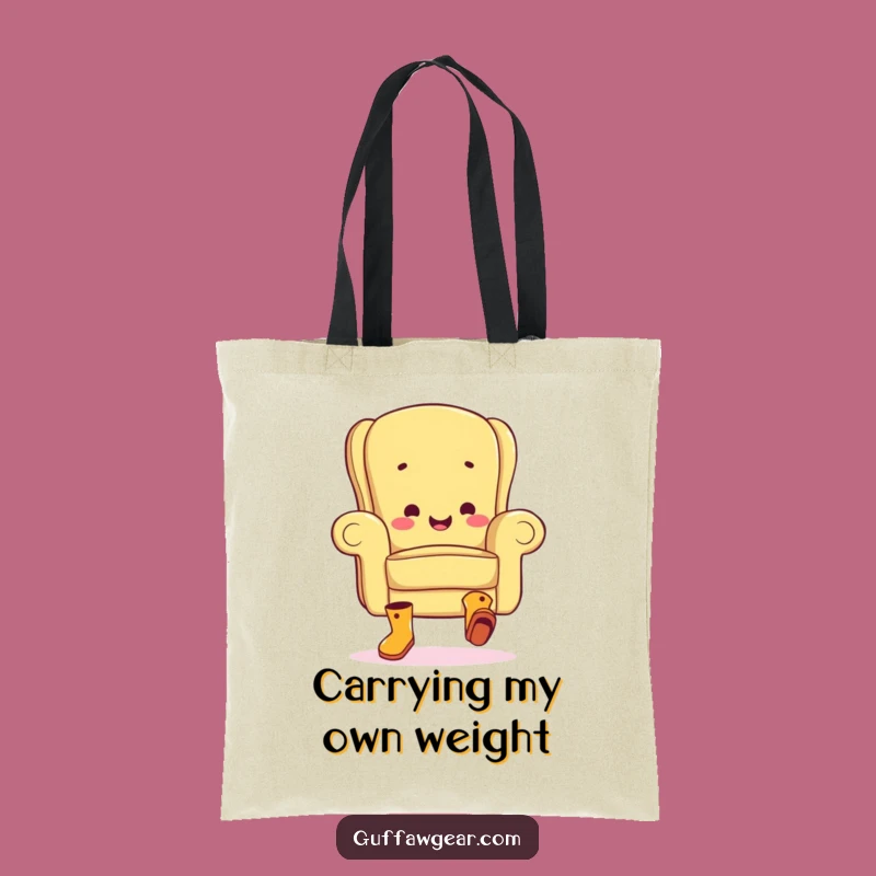 Funny Armchair Jig Tote Bag: Carry Your Laughs with This Dancing Furniture - Handy Gift