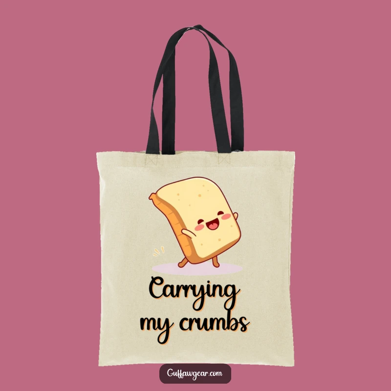 Funny Bread Cartwheel Fail Tote Bag - Carry Your Laughs