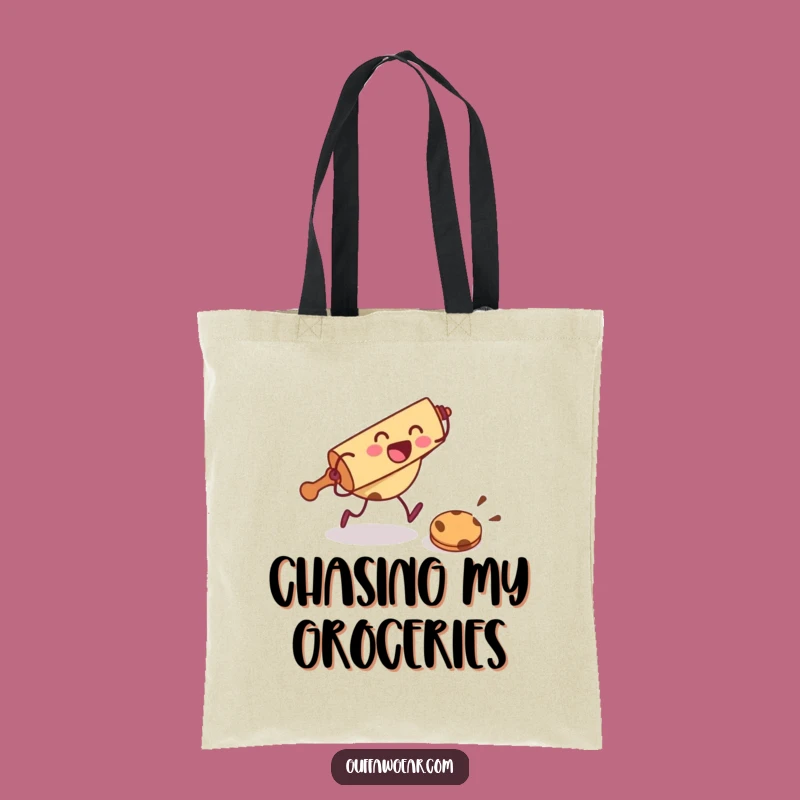 Funny Rolling Pin Tote Bag: Hilarious Carry-All for Baking Adventures