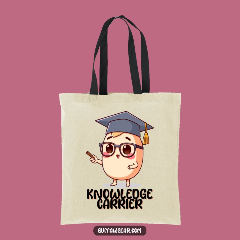 Funny Smart Food Tote Bag: Character's Lecture Carrier, Versatile Funny Gift