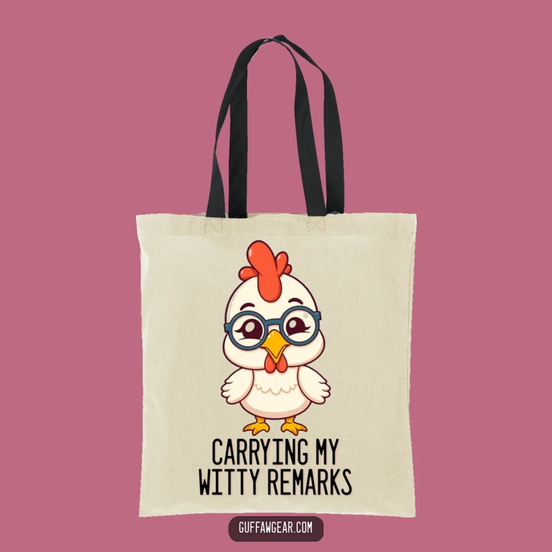 Funny Winking Chicken Tote Bag: A Stylish and Hilarious Accessory for Everyday