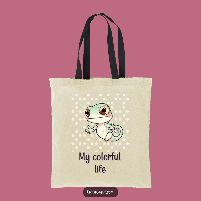 Funny Chameleon Pattern Tote Bag: Carry Your Laughs with This Hilarious Accessory Gift